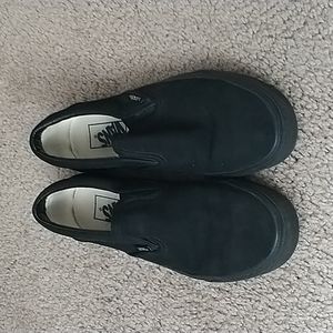 Black slip on vans